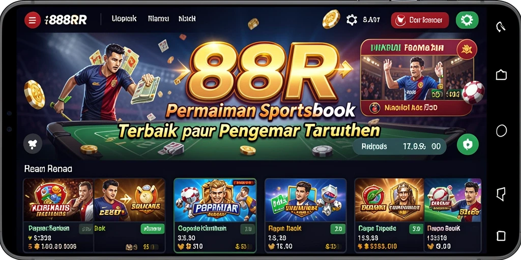 Tampilan gameplay Sportsbook 888R yang menarik dan interaktif.