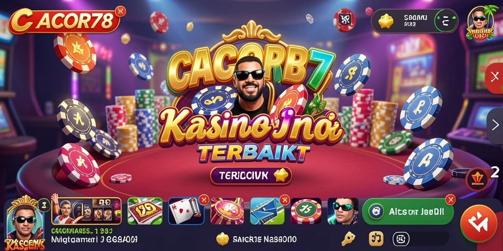 Tangkapan layar menunjukkan gameplay seru CACOR78 di kasino virtual.