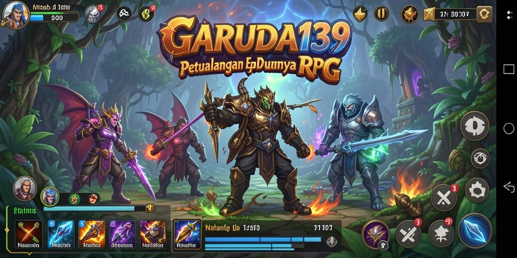 Tangkapan layar menampilkan pertarungan epik dalam GARUDA138.