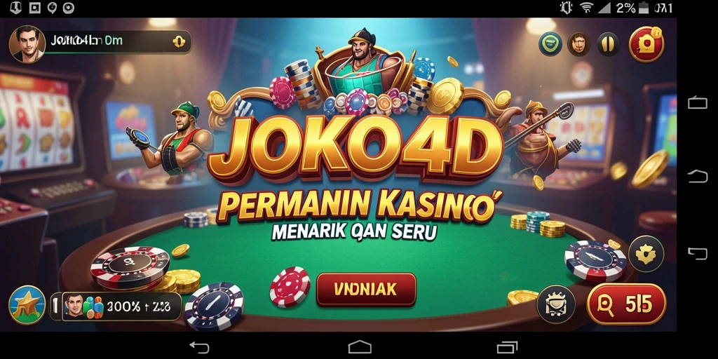 Tampilan gameplay Kasino yang menarik dan seru di JOKO4D.
