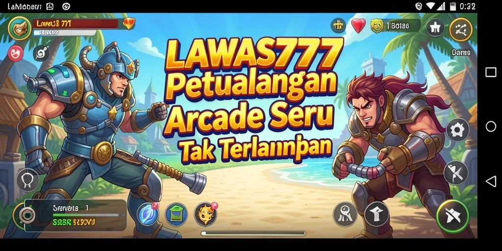 Screenshot LAWAS777 menampilkan aksi gameplay arcade yang seru dan mendebarkan.