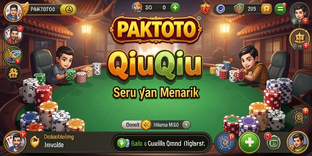 Tampilan gameplay QiuQiu yang mendebarkan di PAKTOTO.