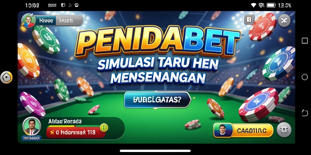 Tangkapan layar gameplay menunjukkan aksi taruhan yang mendebarkan.