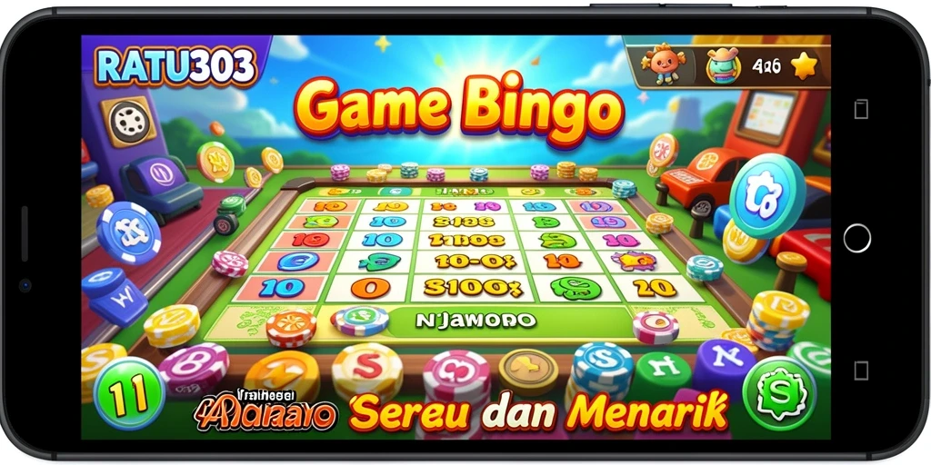Tampilan gameplay seru dari RATU303 dengan suasana Bingo.