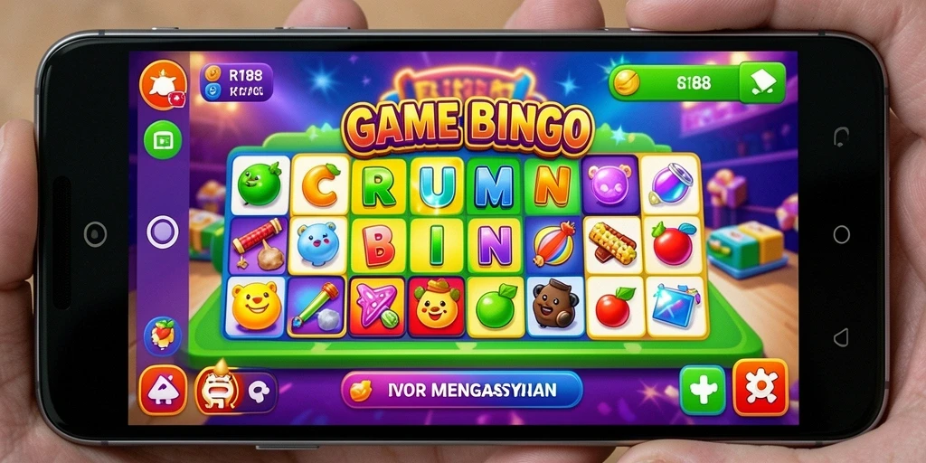 Screenshot gameplay RI188 menampilkan momen seru bermain Bingo.