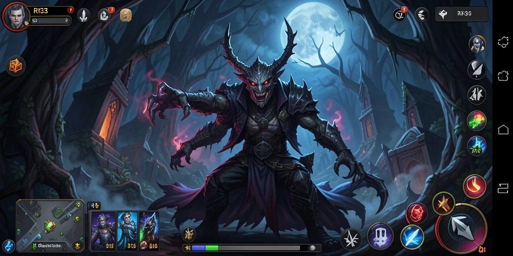 Screenshot utama RR33 menampilkan suasana mencekam dalam gameplay.