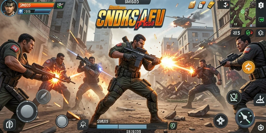Tampilan screenshot game SM605 dengan aksi pertarungan yang seru.